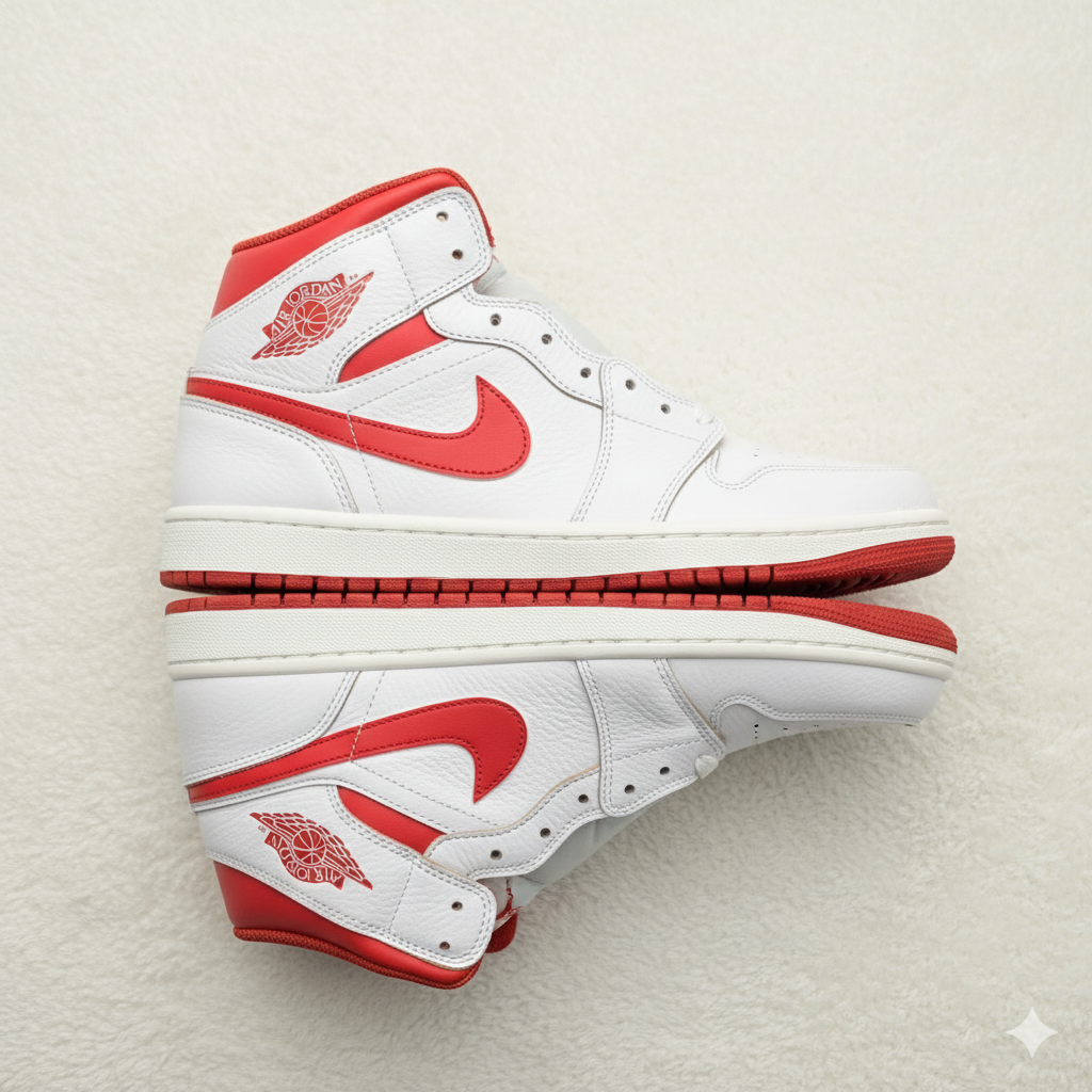 Air-Jordan-1-Mid-White-and-True-Red